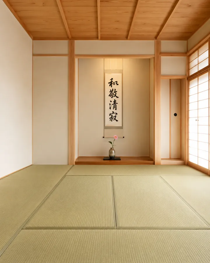 畳の張替で蘇った和室の例（イメージ画像）